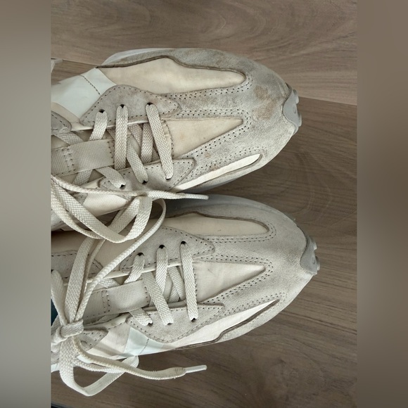 New Balance Shoes Women's 10 B 327 Athletic Low Sneakers WS327BV Beige Suede - Picture 8 of 15